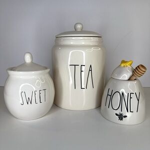 Rea Dunn “SWEET” & “TEA” Canister Set-Artisan Collection by Magenta Farmhouse
